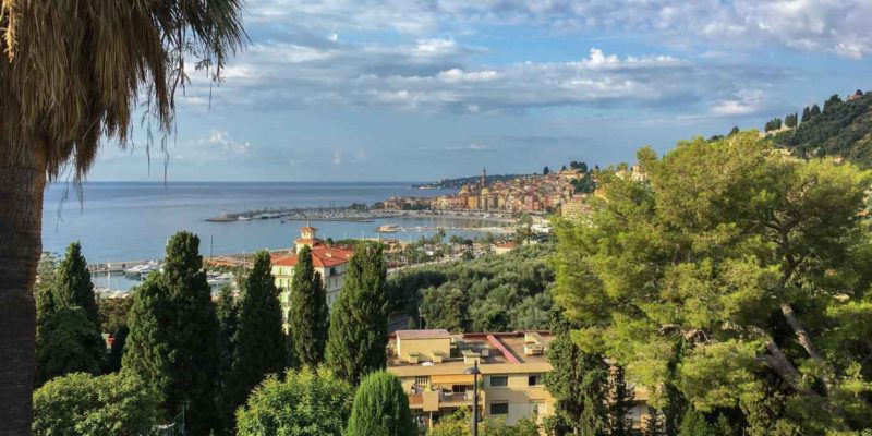 Blick auf Menton