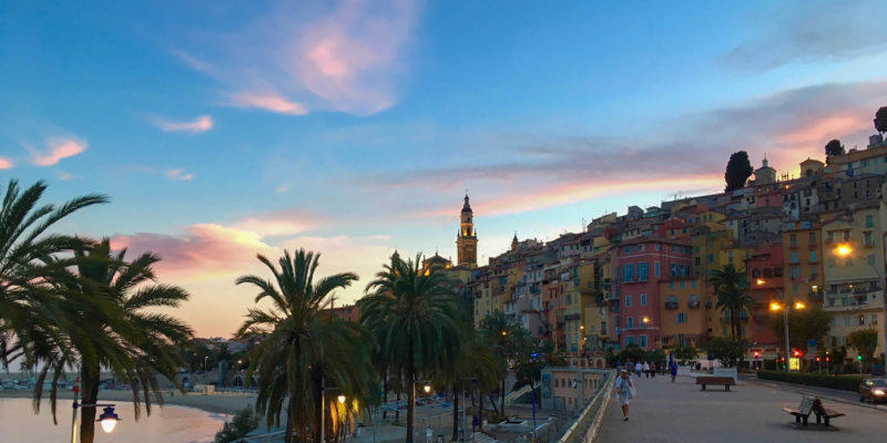 Abend in Menton